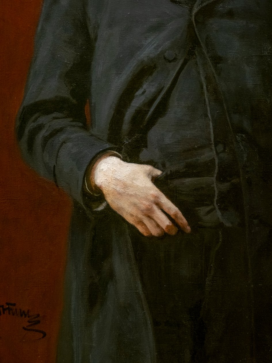 ALEXANDER GLAZUNOV (detaljer) af Ilya Efimovich Repin