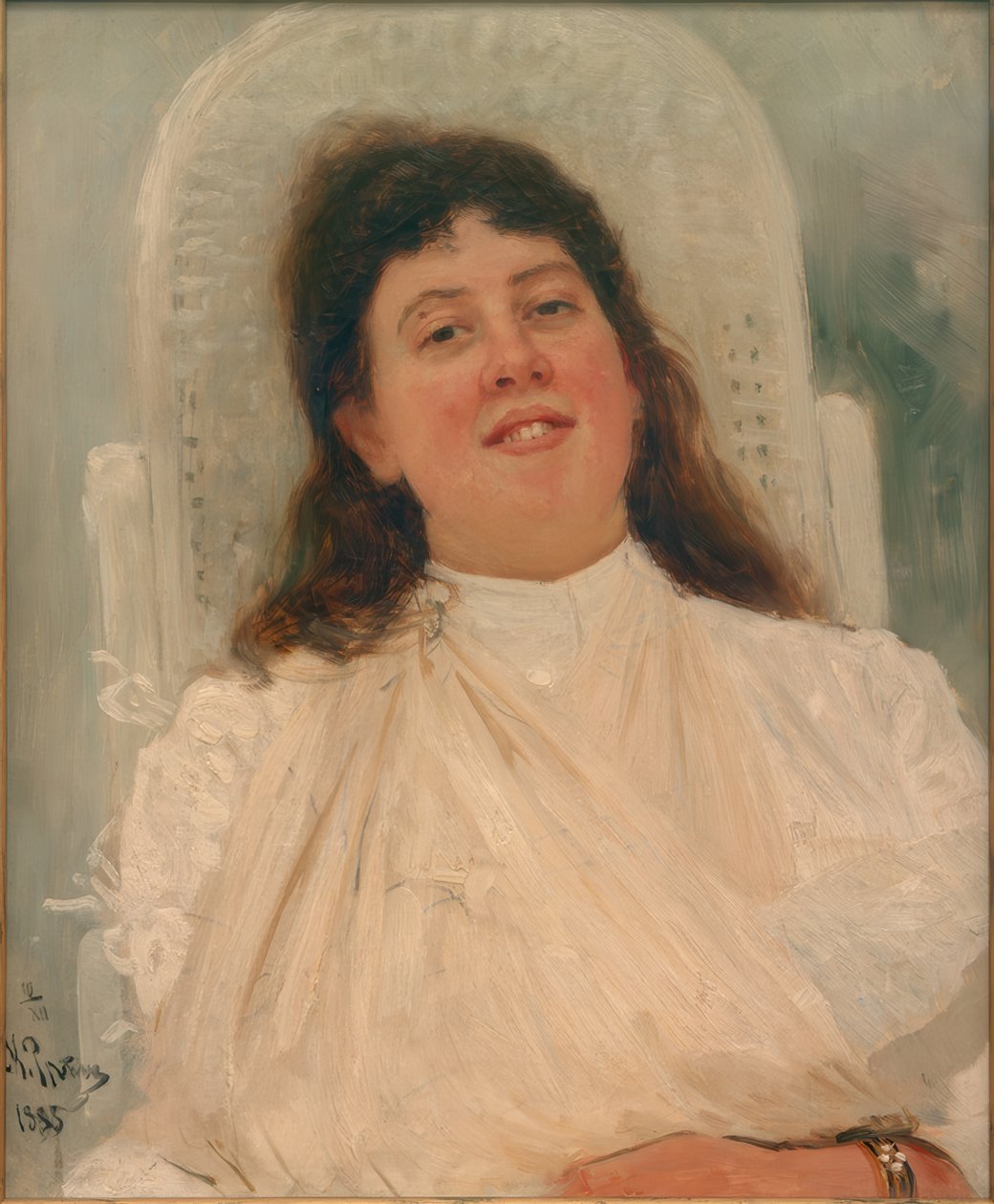 Portræt af Marianne von Werefkin af Ilya Efimovich Repin