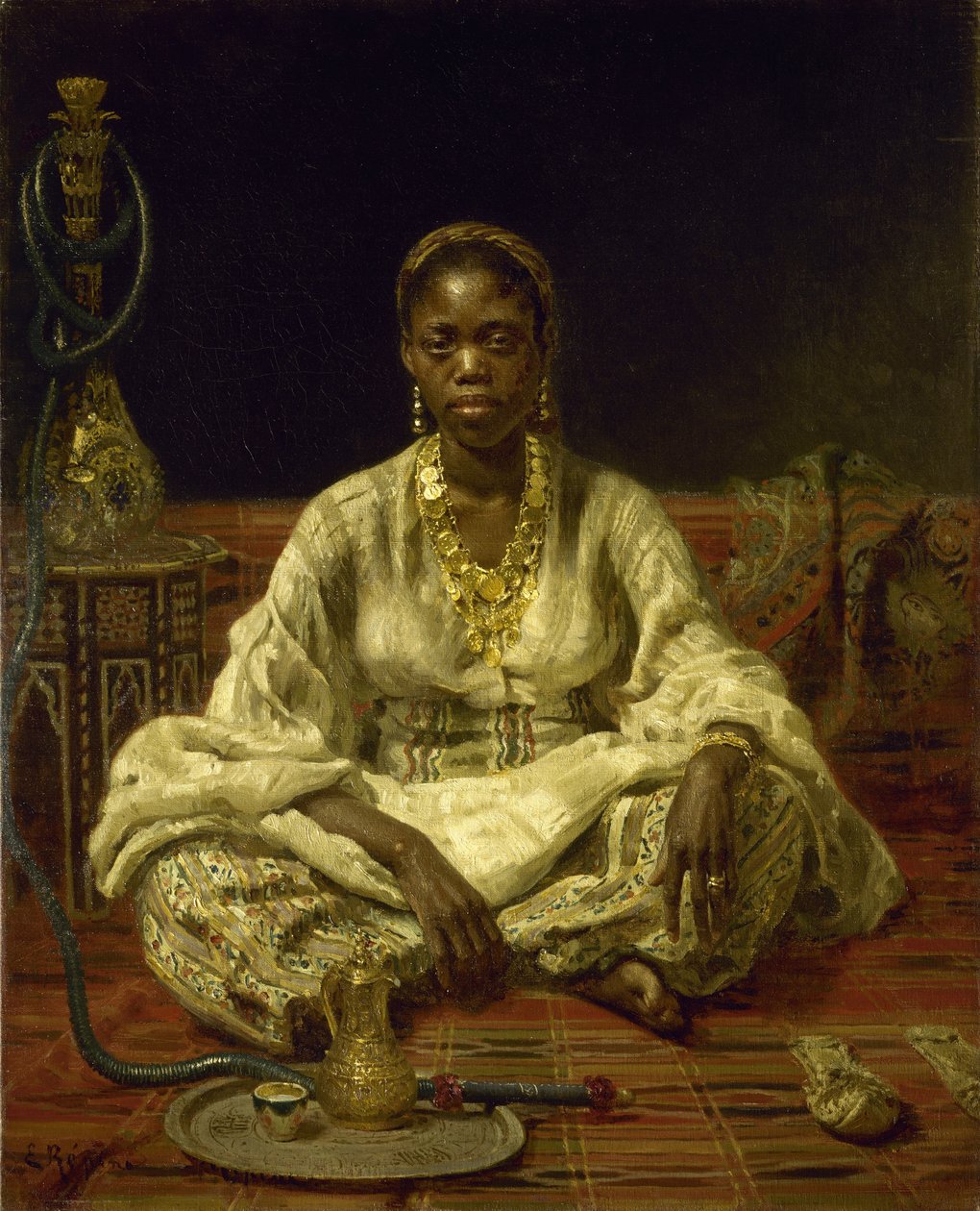 Sort kvinde, 1875-1876. af Ilya Efimovich Repin