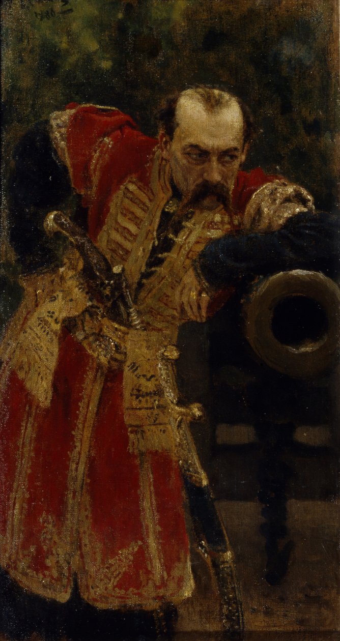 Oberst for Zaporizhian Host, 1880 af Ilya Efimovich Repin