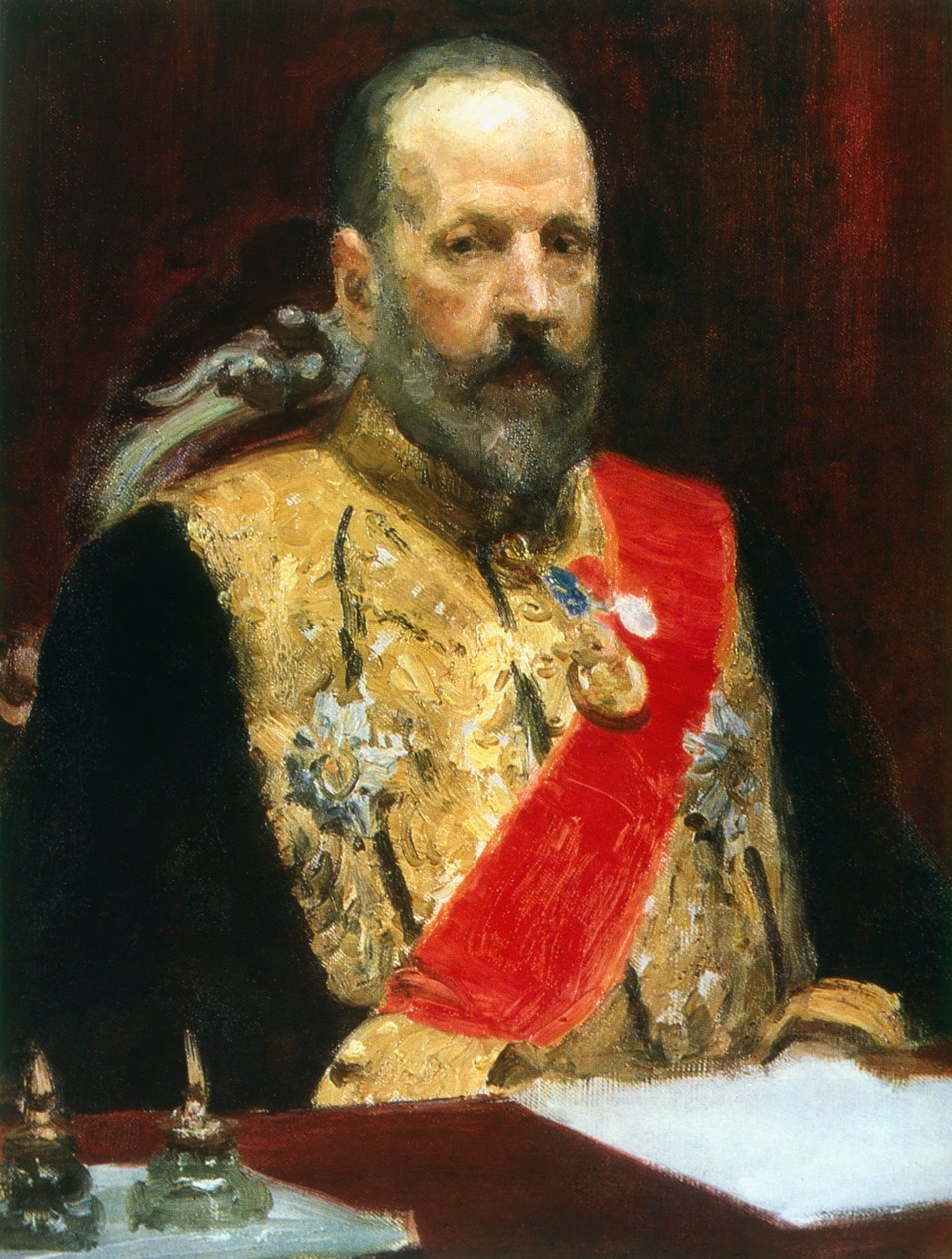 Greve Witte, russisk statsmand, c1901-1903 af Ilya Efimovich Repin