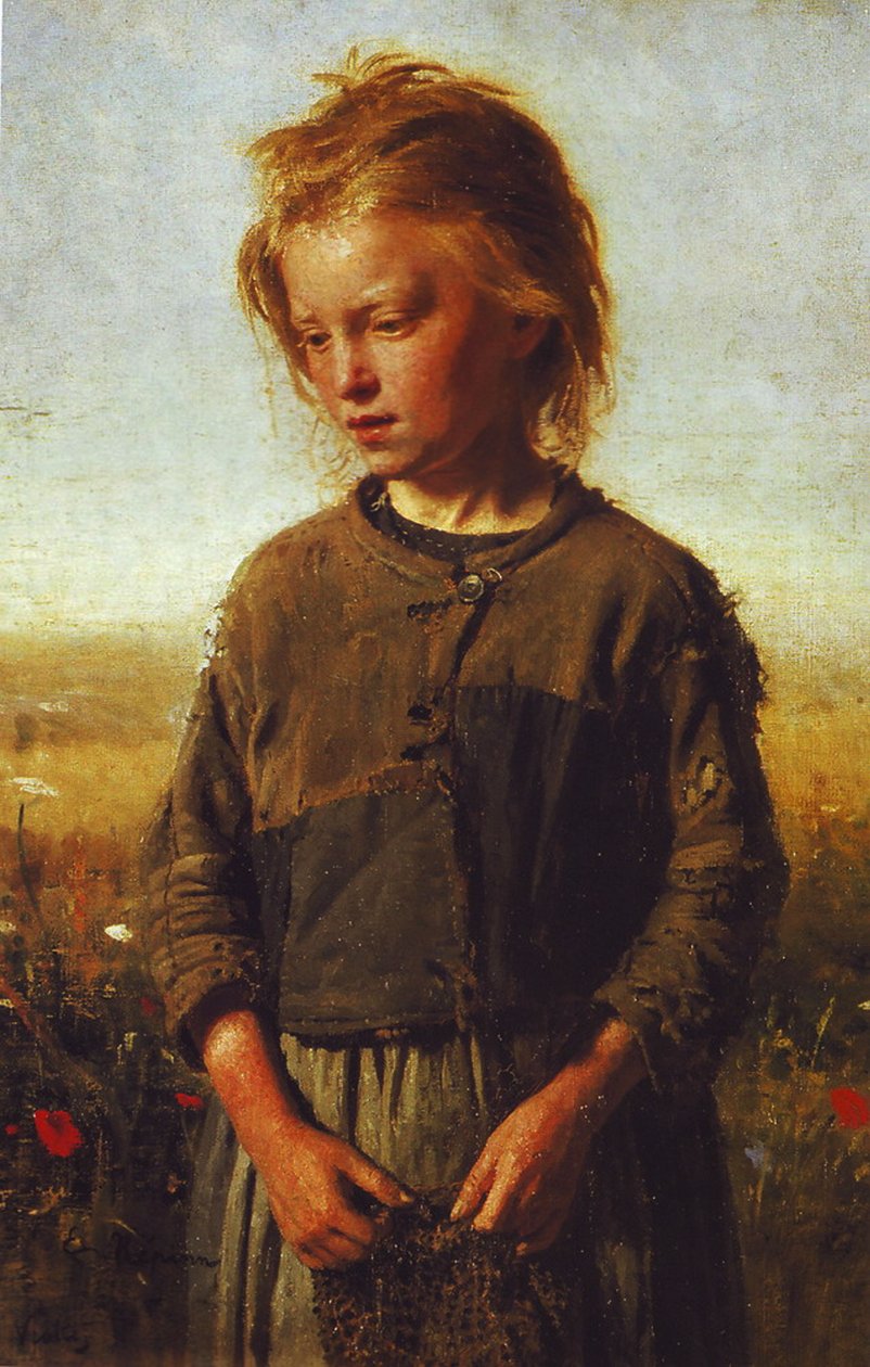 Fisher pige af Ilya Efimovich Repin