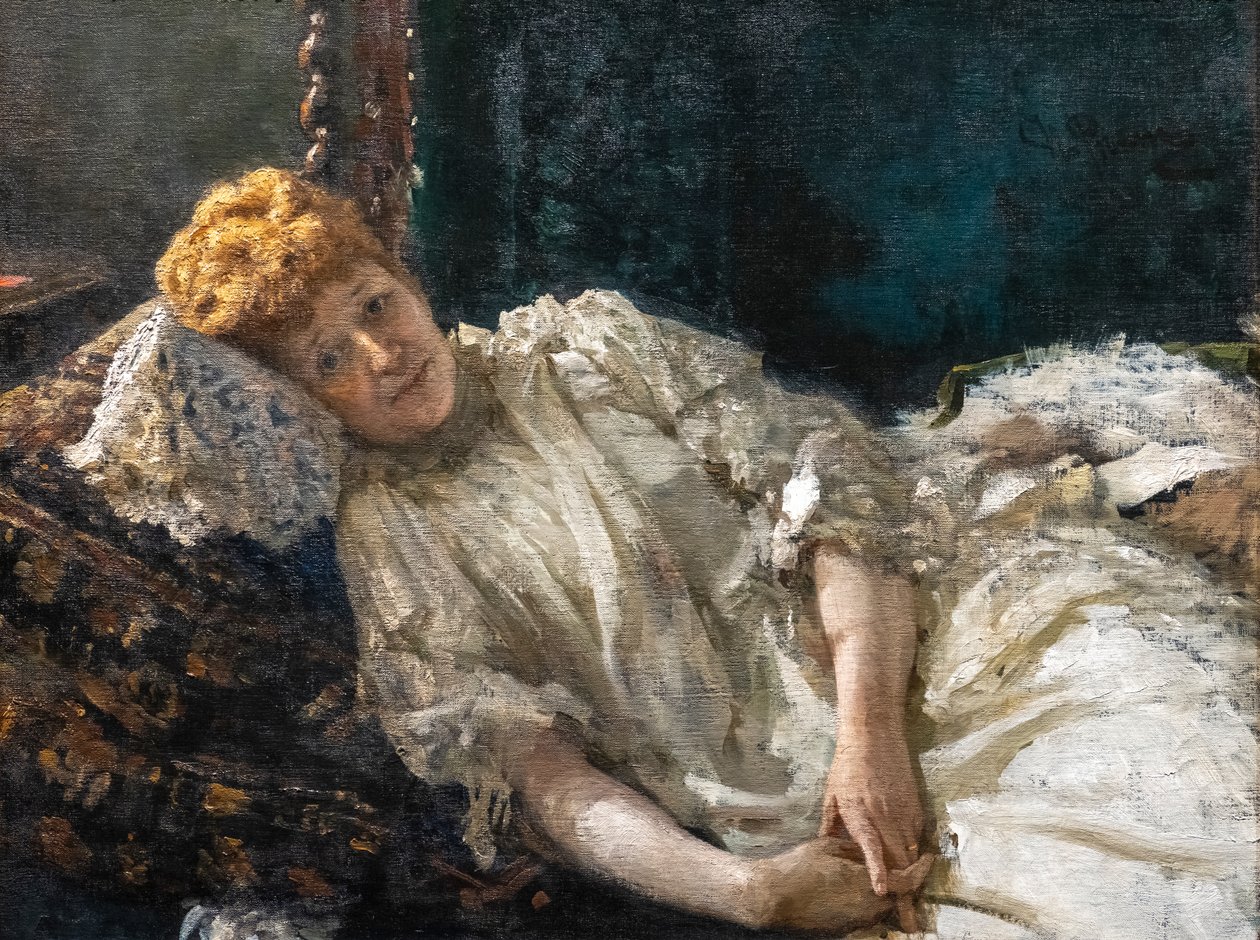 LOUISE DE RIQUET, GREVINDE AF MERCY-ARGENTEAU af Ilya Efimovich Repin