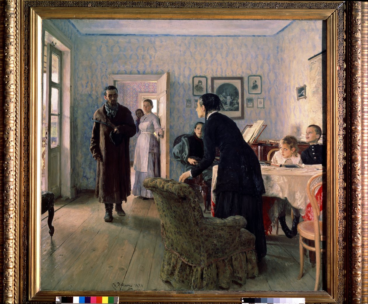 ""The Unexpected Return"" (Unexpected Return) Den uventede tilbagevenden af ​​politisk eksil på tidspunktet for de nihilistiske bevægelser i 1880