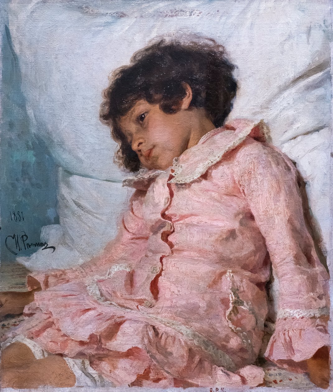 NADIA REPINE af Ilya Efimovich Repin