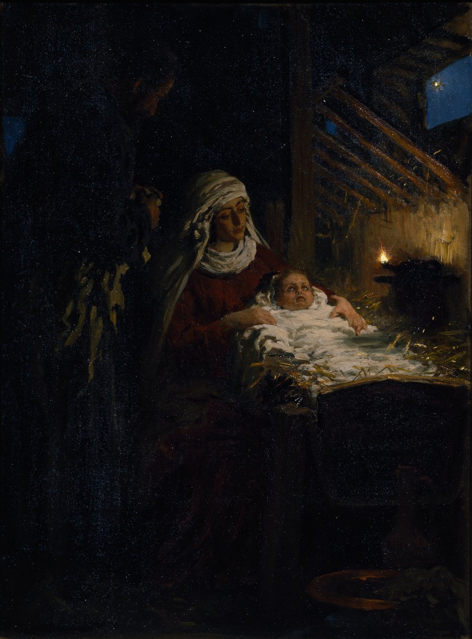 Fødsel, 1890 af Ilya Efimovich Repin