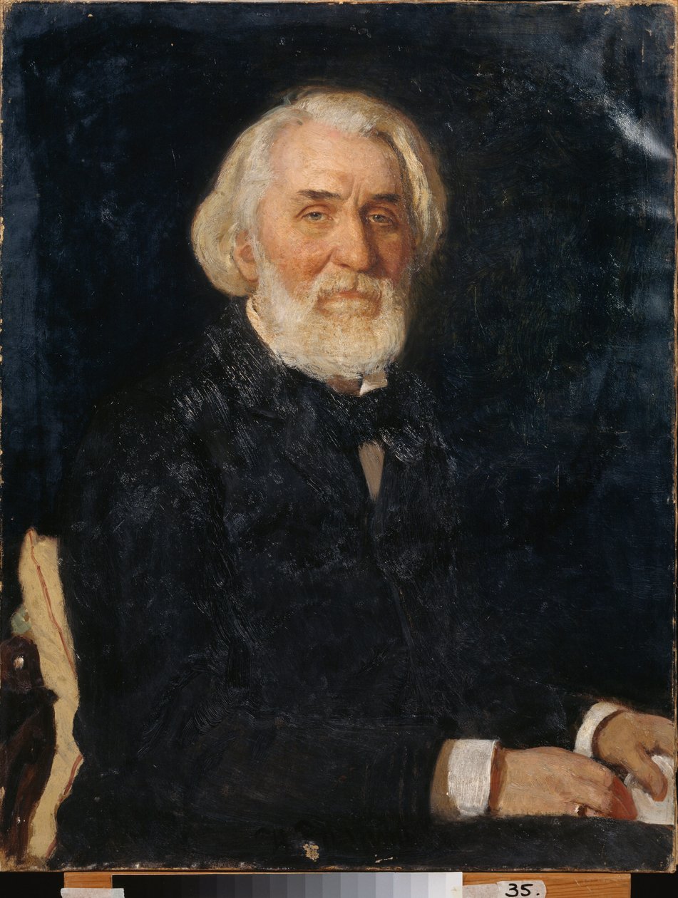 Portræt af forfatteren Ivan Sergeyevich Turgenev (Turgenev af Ilya Efimovich Repin