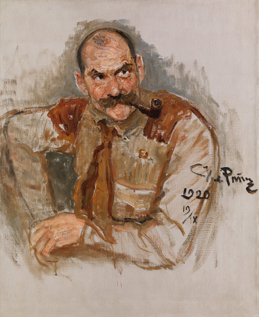 Portræt af Akseli Gallen-Kallela af Ilya Efimovich Repin