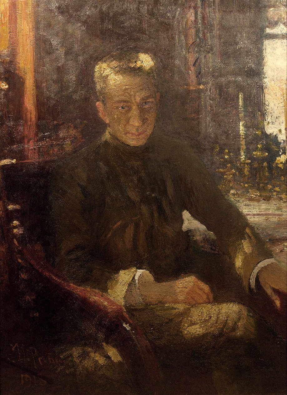 Portræt af Alexander Kerensky 1881-1970, 1917-1918. af Ilya Efimovich Repin