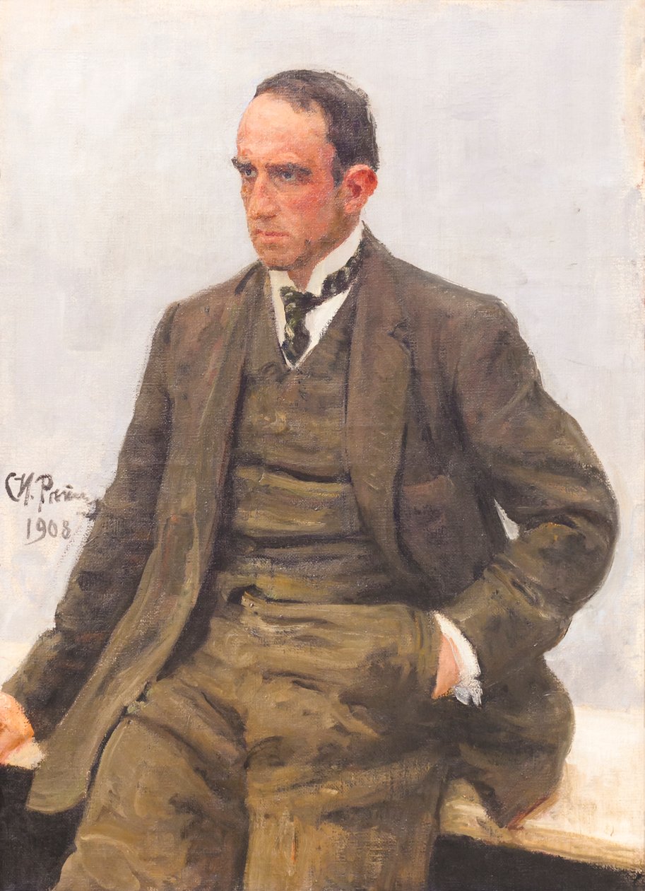 Portræt af Paolo Troubetzkoy af Ilya Efimovich Repin