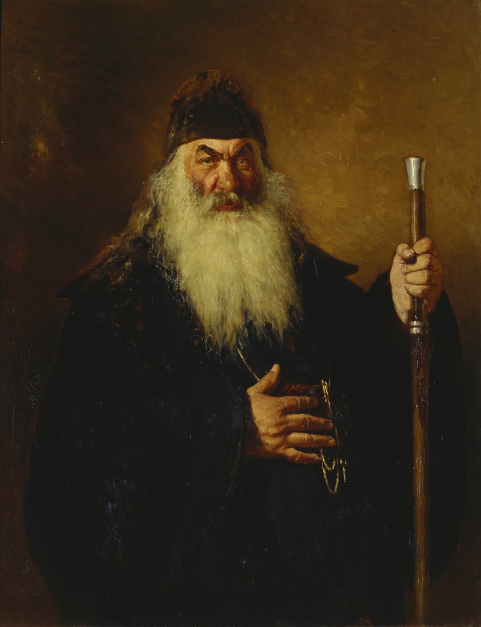 Protodeacon, 1877 af Ilya Efimovich Repin