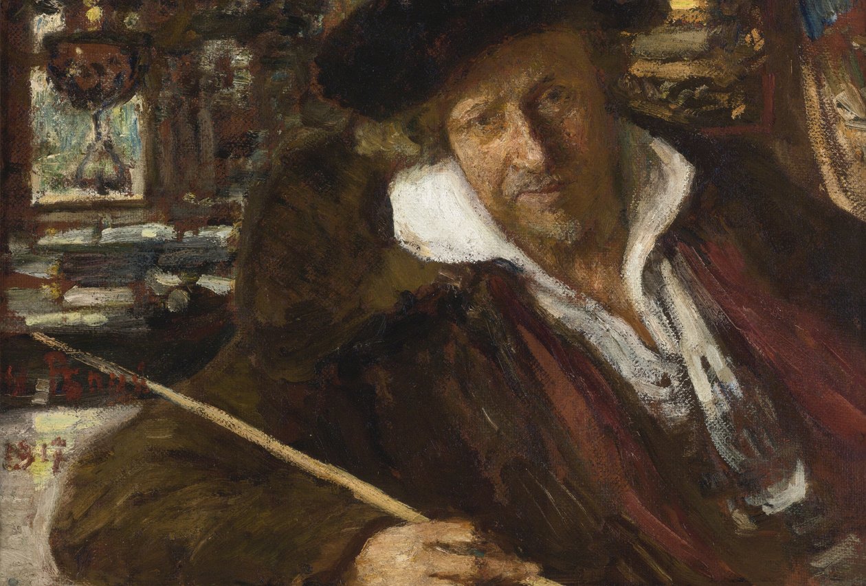 Selvportræt, 1917 af Ilya Efimovich Repin