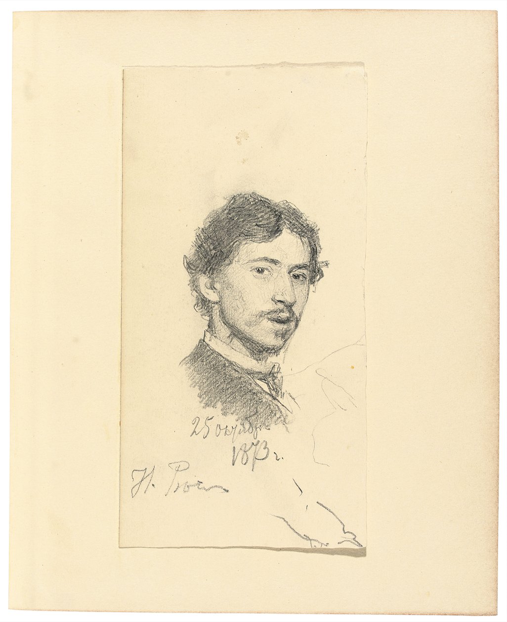 Selvportræt, 1873 af Ilya Efimovich Repin