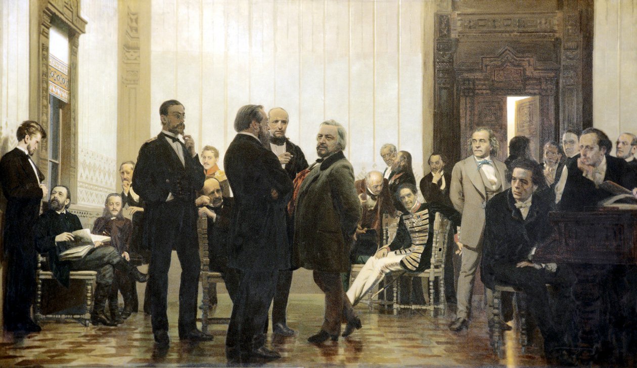 Slaviske komponister, 1871-1872 af Ilya Efimovich Repin
