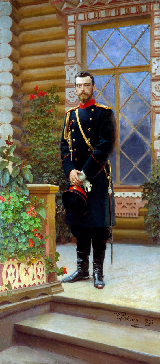 Zar Nikolaj II af Rusland, 1896. af Ilya Efimovich Repin