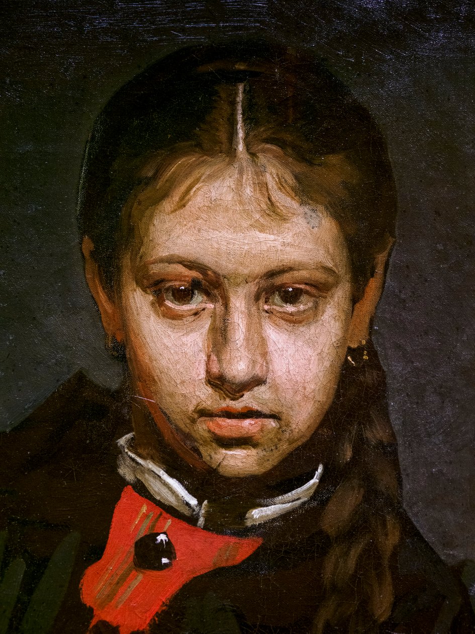 VERA CHEVTSOVA (detaljer) af Ilya Efimovich Repin
