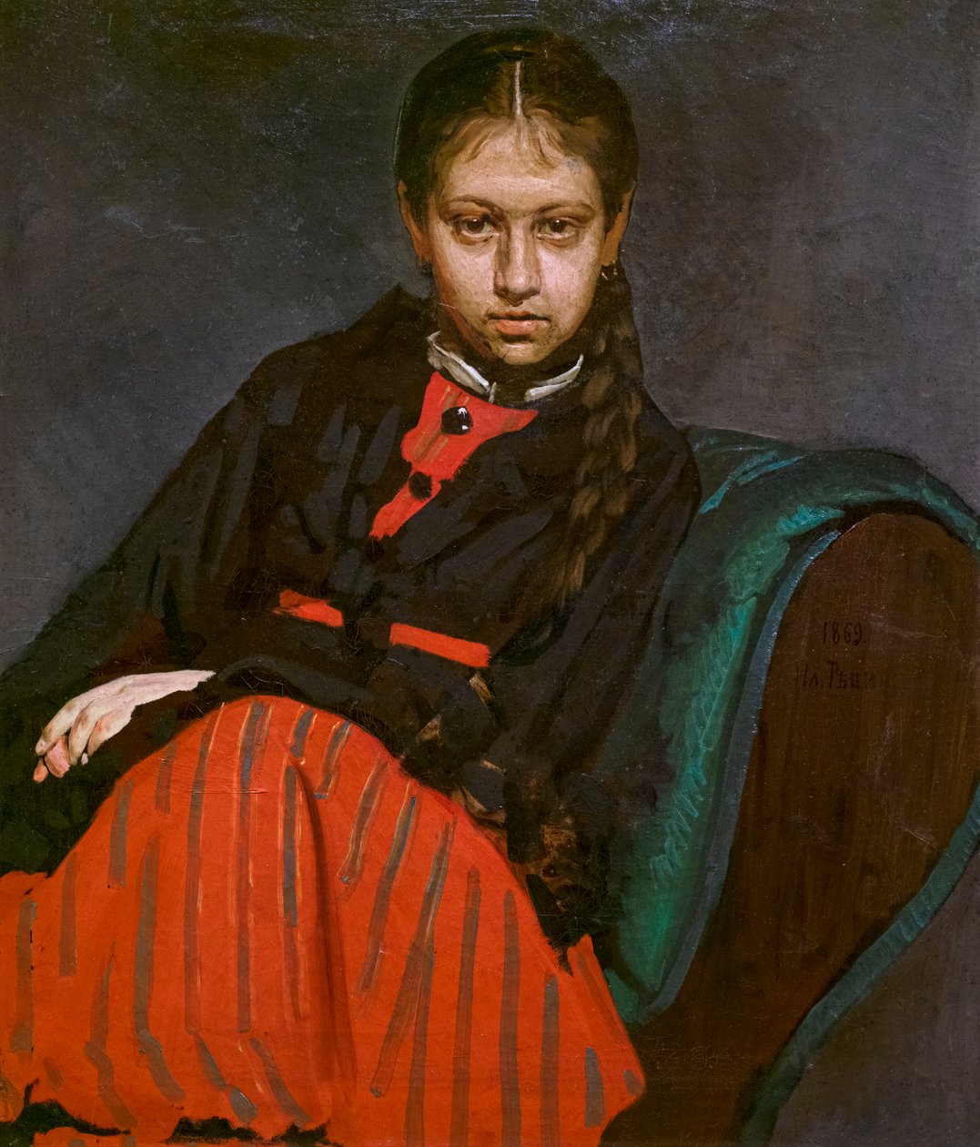 VERA CHEVTSOVA af Ilya Efimovich Repin