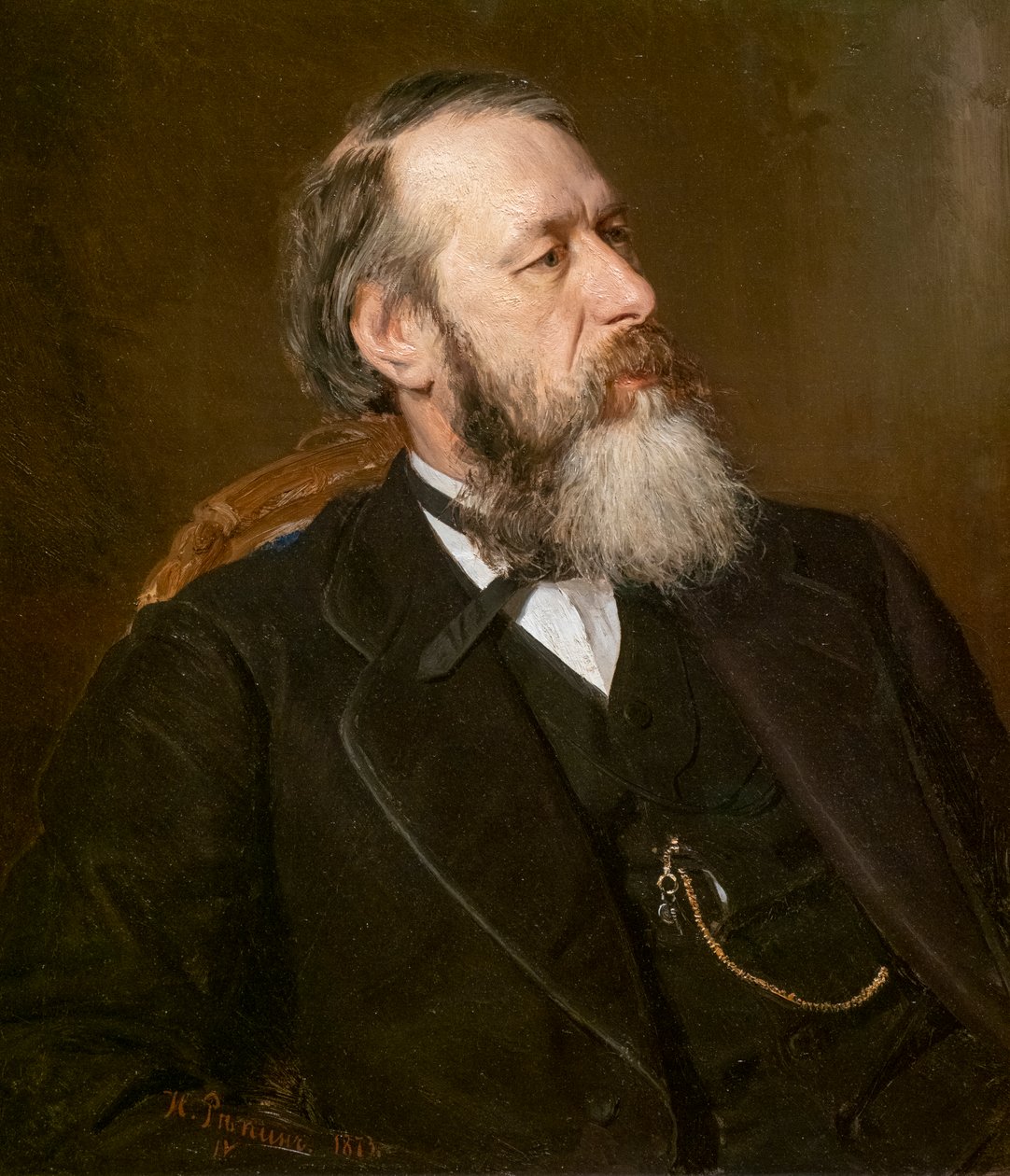 VLADIMIR STASOV af Ilya Efimovich Repin