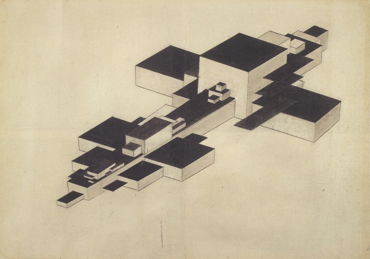 Design til Supremolet Suprematist Plane af Ilya Grigorevich Chashnik