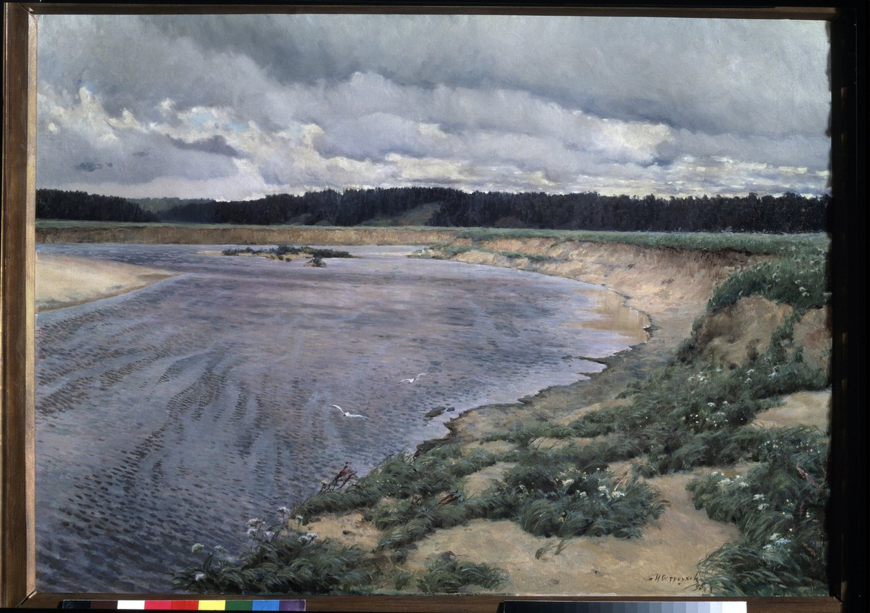 Nordenvind (Siverko). Maleri af Ilya (Ilia) Semenovich Ostroukhov (1858-1929), olie på lærred af Ilya Ostrouhov