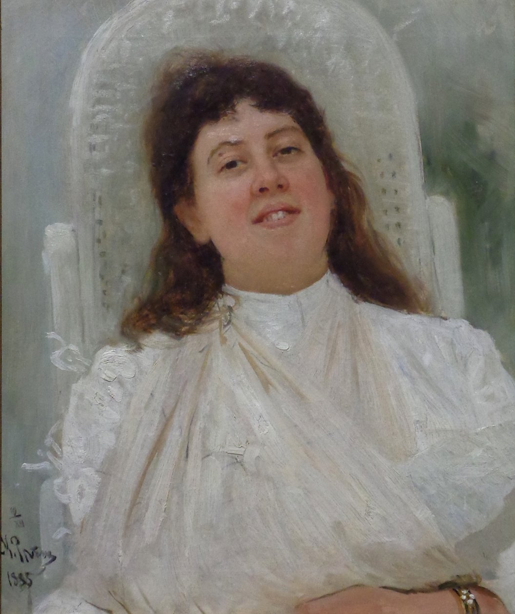 Portræt af Marianne von Werefkin, 1888. af Ilya Efimovich Repin