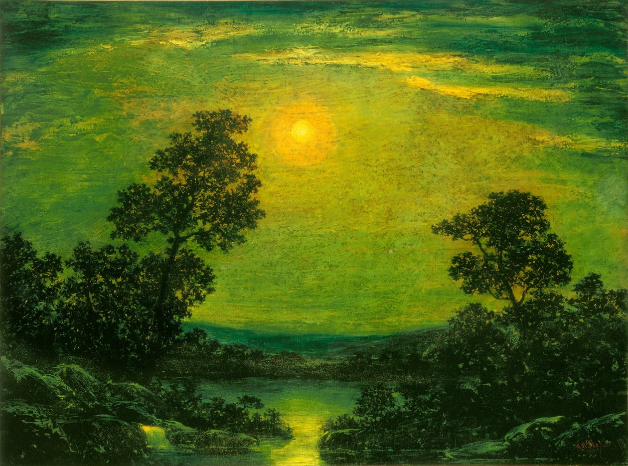 Måneskin af Imitator of Ralph Albert Blakelock