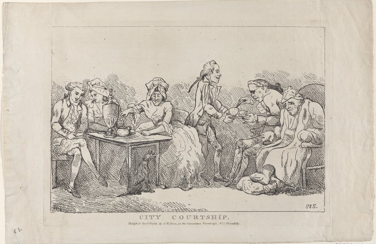 Byfrieri, 1786., 1786. af Imitator of Thomas Rowlandson.