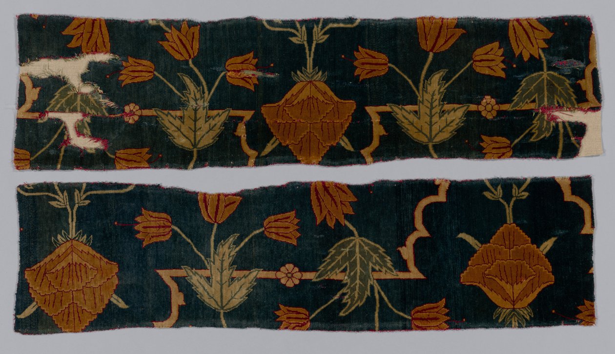 Fragmenter af et tæppe, 1600-1650. af Imperial Manufactory