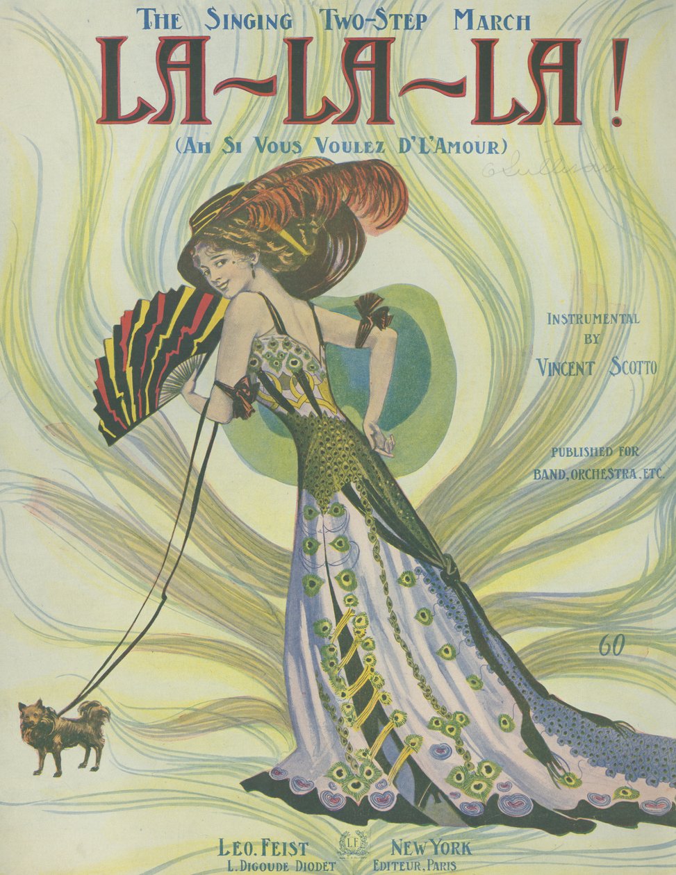 La-La-La! (Ah If You Want DLAmour), n. 1770-1959 (painettu) af Inc. Leo Feist