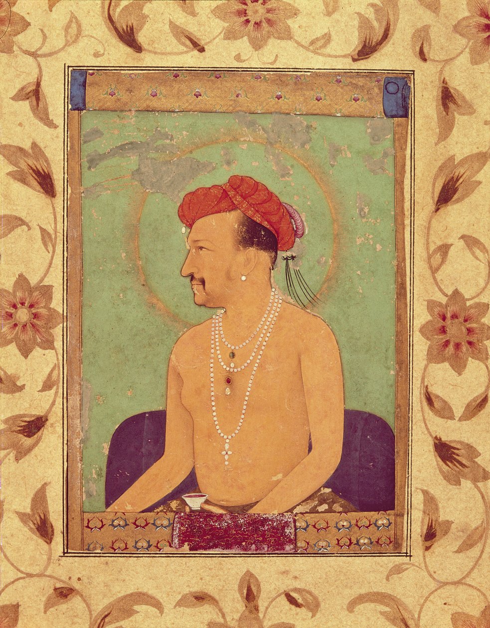 Kejser Jahangir (1569-1627) af Indian School