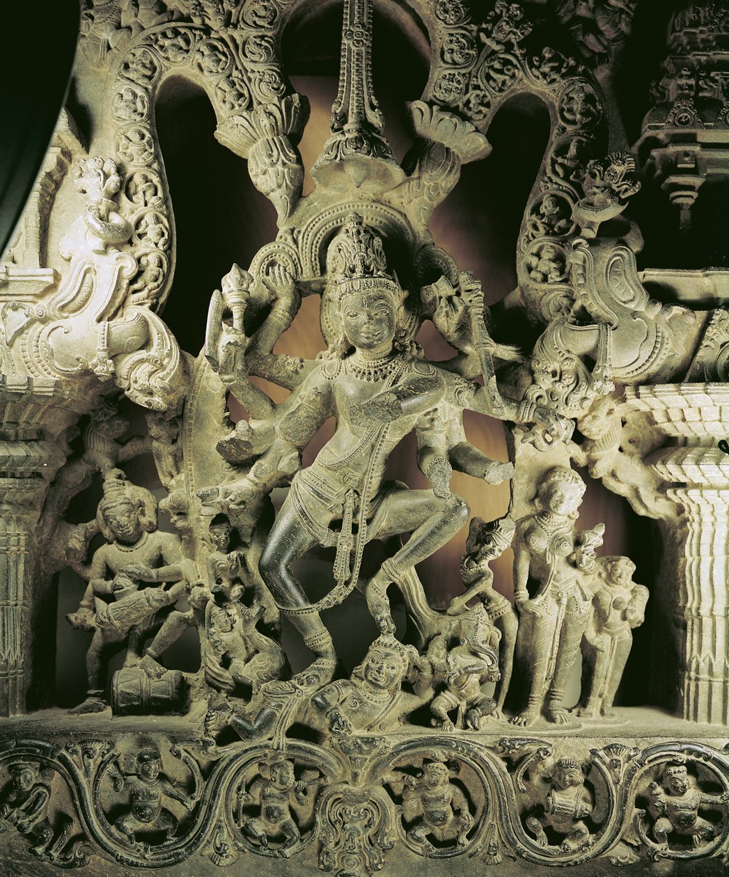 Lister med Shiva Nataraja, Kakatiya-dynastiet af Indian School