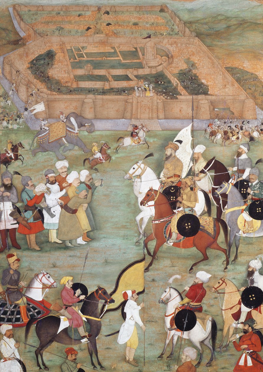 Overgivelse af Kandahar til Said Khan, ca. 1640 af Indian School