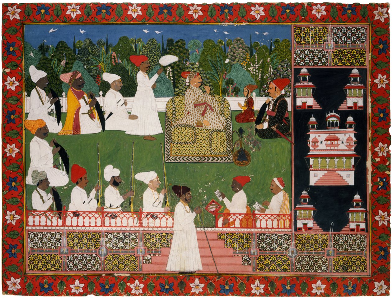 Ajit Singh 16781724, Maharajaen fra Jodhpur, midten af det 18. århundrede. af Indian Art