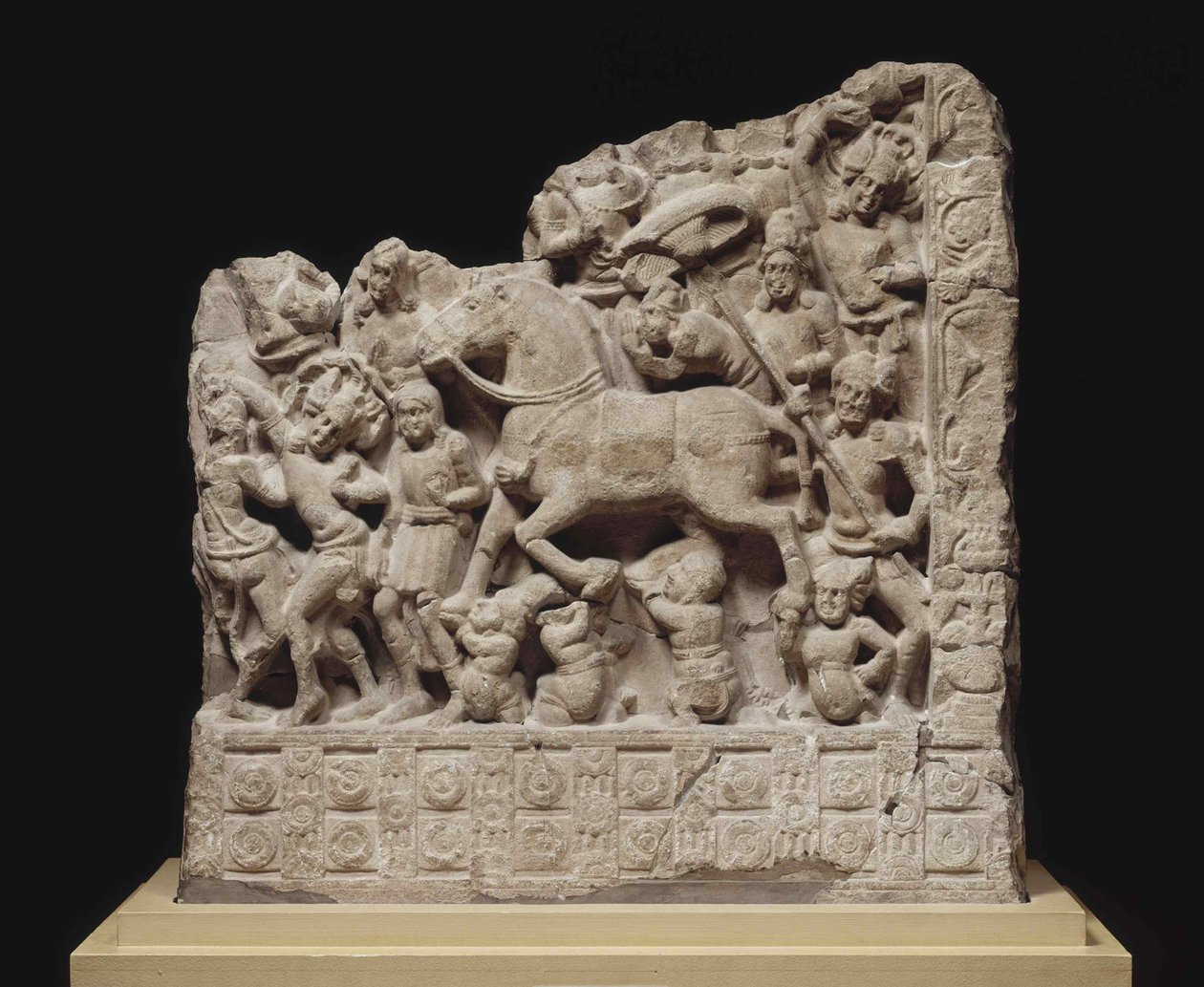Siddhartha Gautamas store afgang, 2. århundrede. AD. af Indian Art.