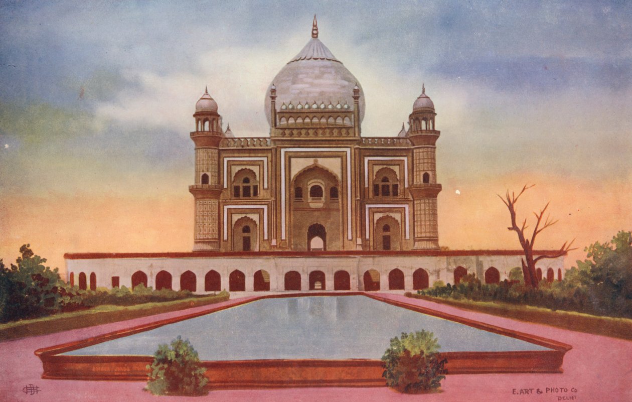Safdar Jang Tomb, Delhi (farvefoto) af Indian photographer