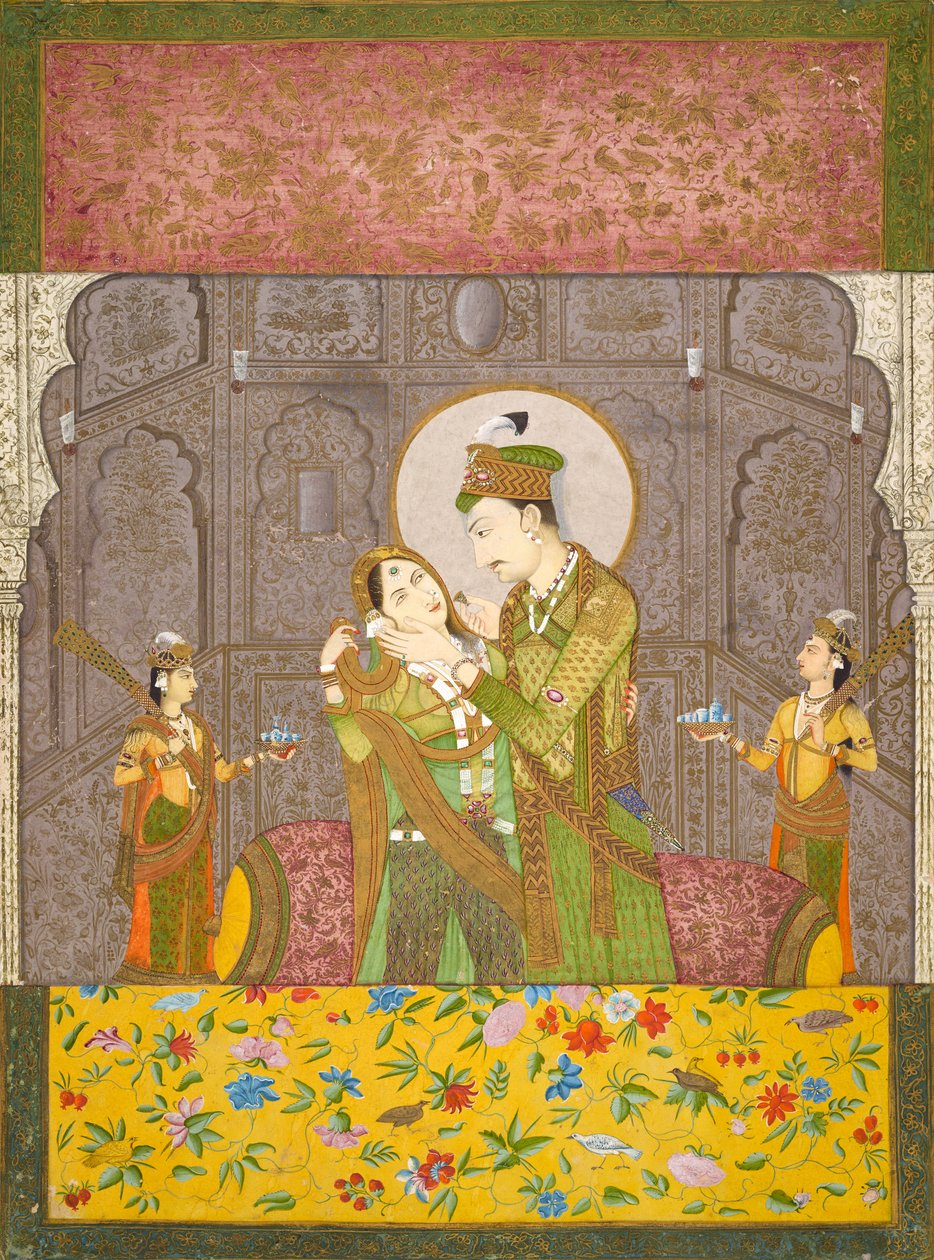 En prins og hans ægtefælle, ca. 1790 af Indian School