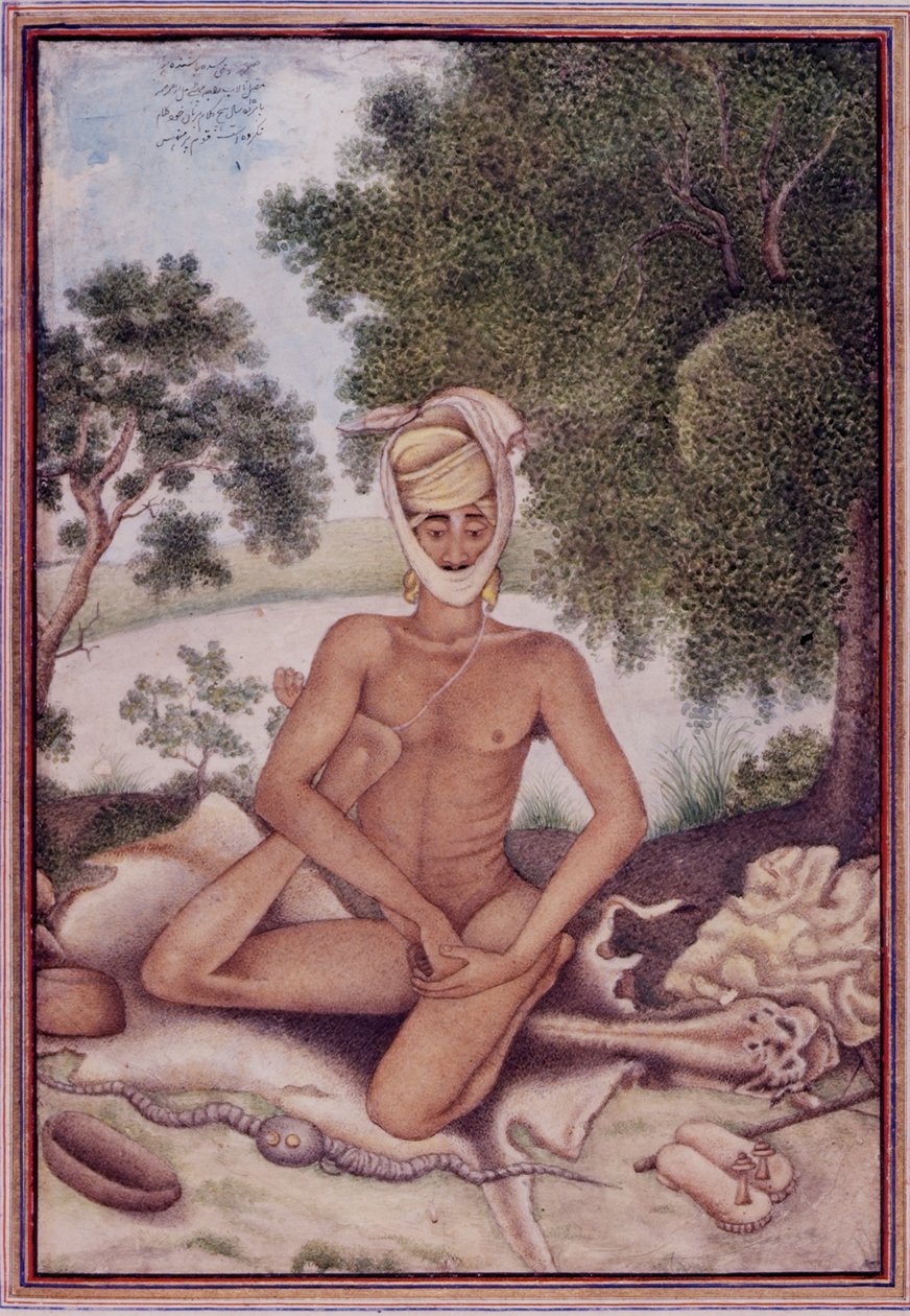 Tilføj 27255 fol.370v A Naked Ascetic, fra 