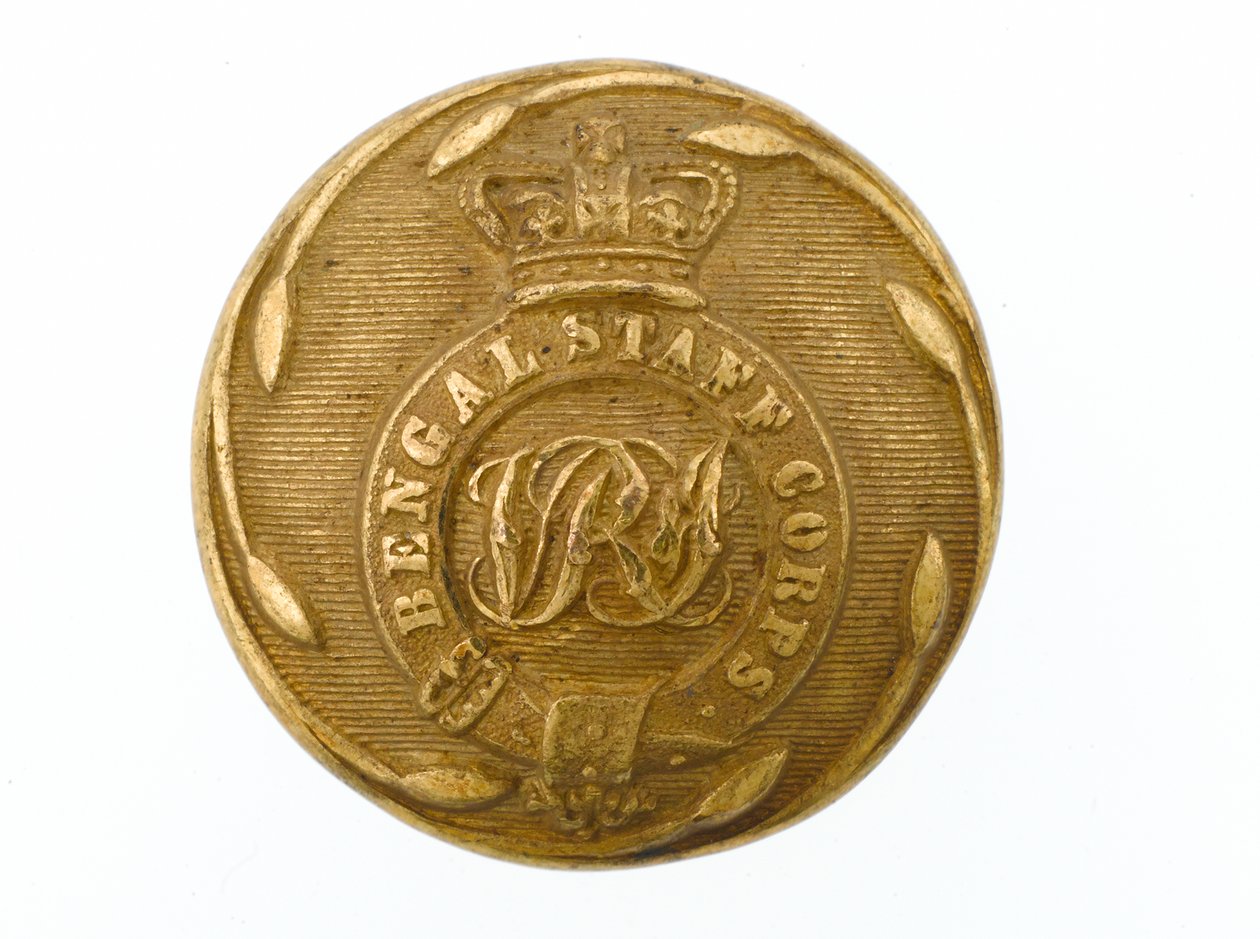 Button, Bengal Staff Corps, 1861-1876 af Indian School