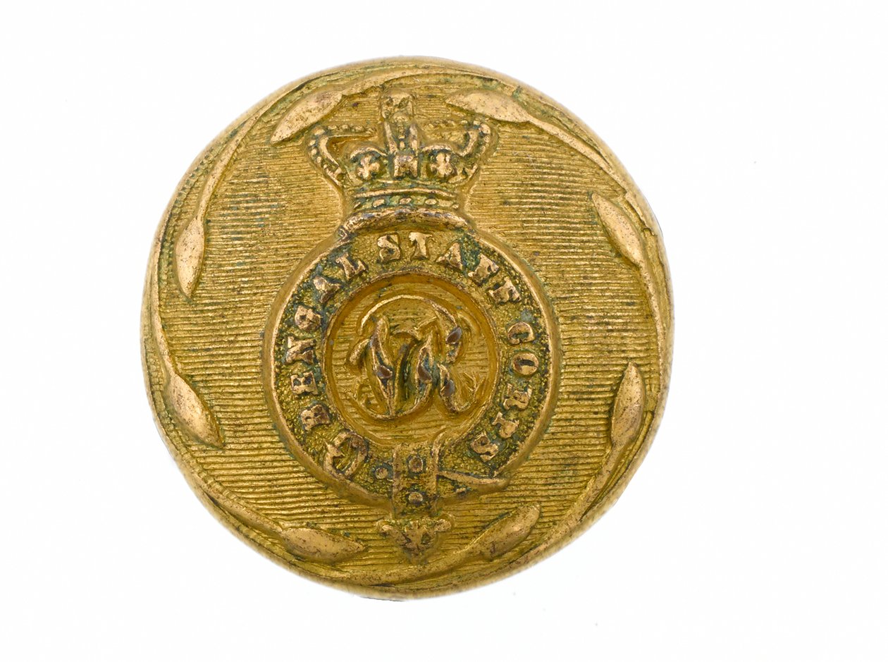 Button, Bengal Staff Corps, 1876-1891 af Indian School