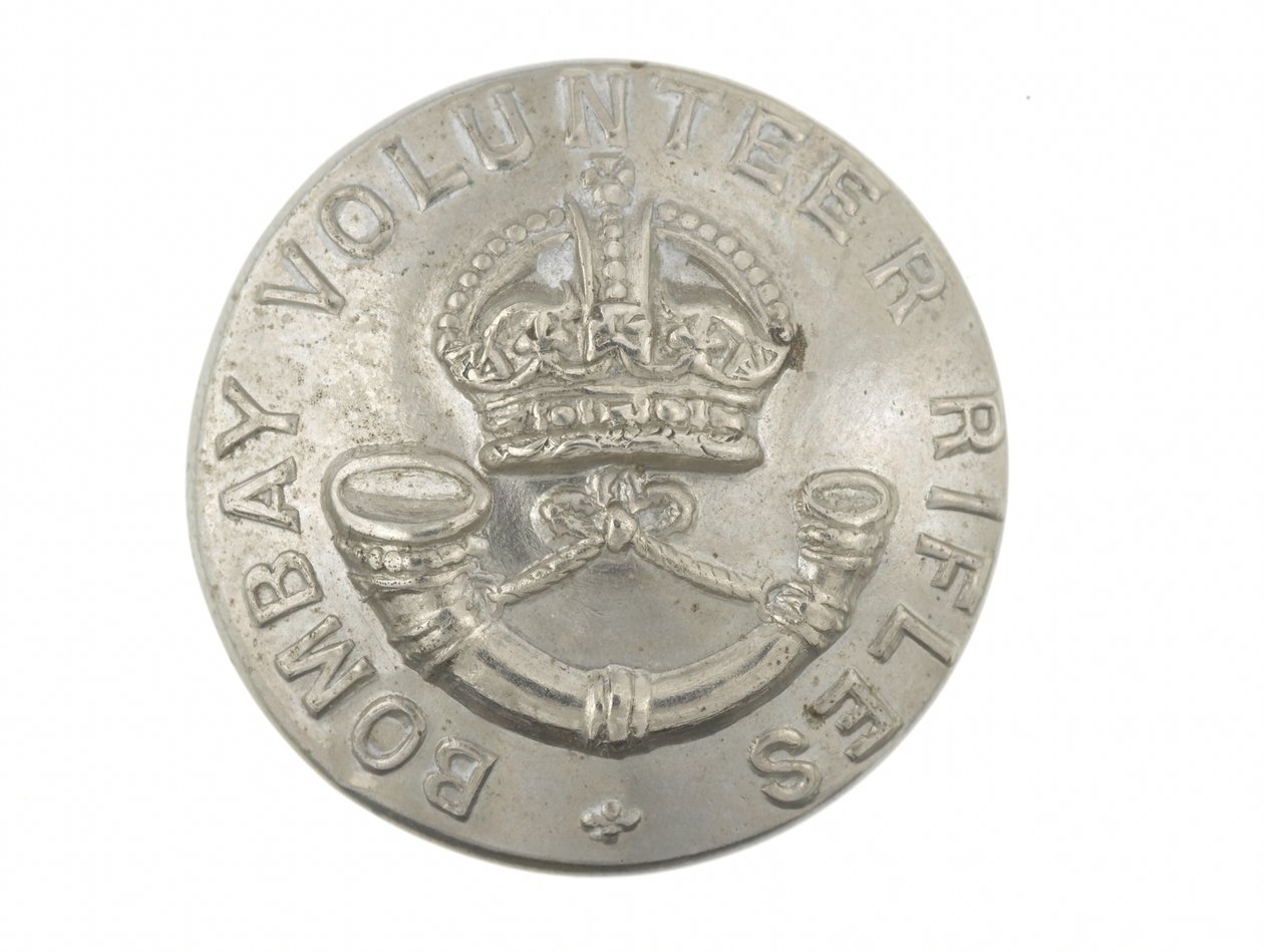 Button, Bombay Volunteer Rifles, 1901-1947 af Indian School