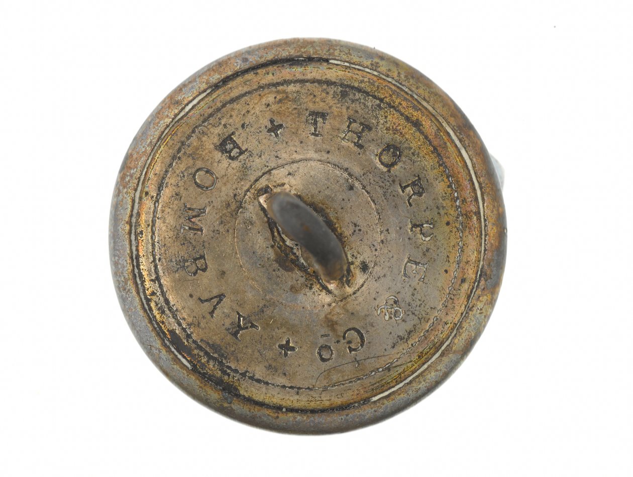 Button, Bombay Volunteer Rifles, før 1901 af Indian School
