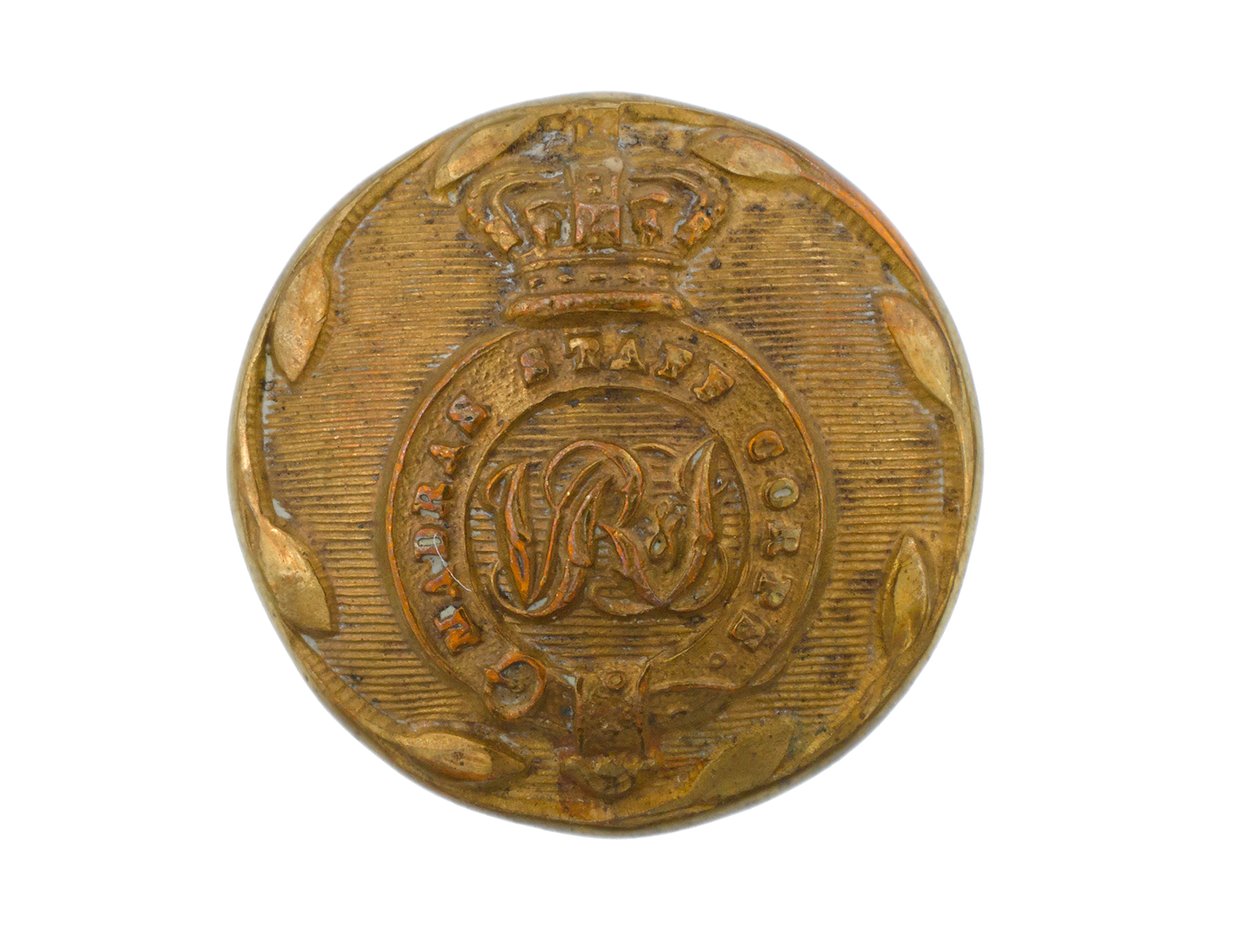Button, Madras Staff Corps, 1876-1891 af Indian School