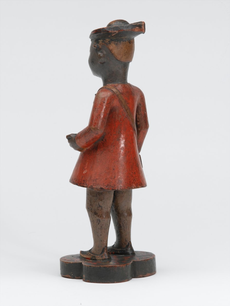 Udskåret kompagniskolefigur i træ af en sepoy fra Madras-hæren, 1785 ca. af Indian School