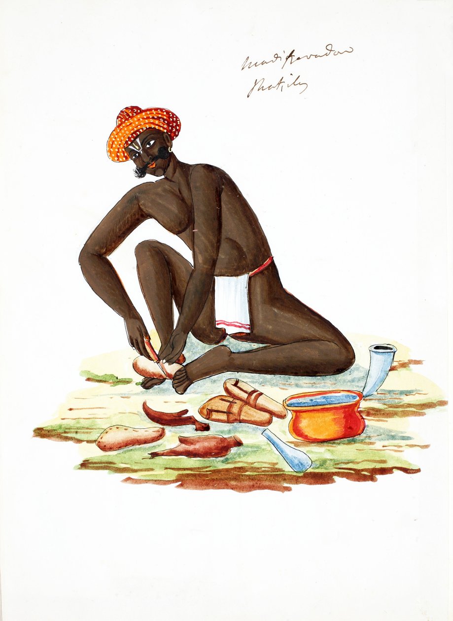 Skomager (wc på papir) af Indian School