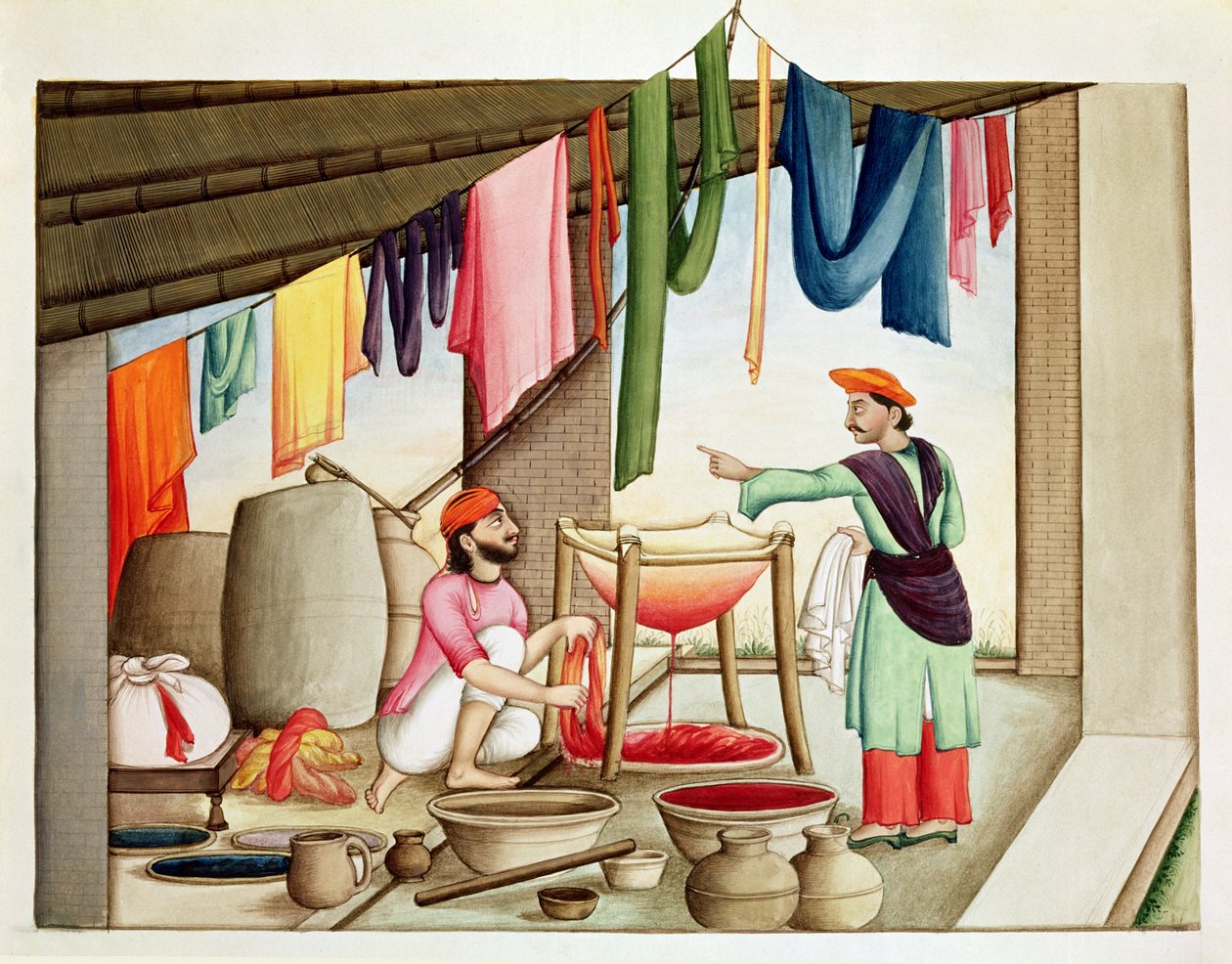 Dyer i Indien af Indian School