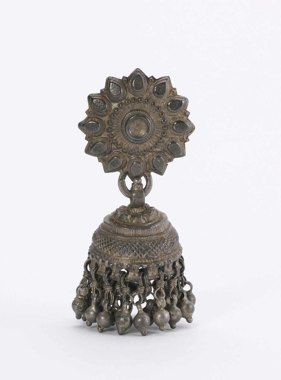 Ørering (jhumka) (sølv) af Indian School