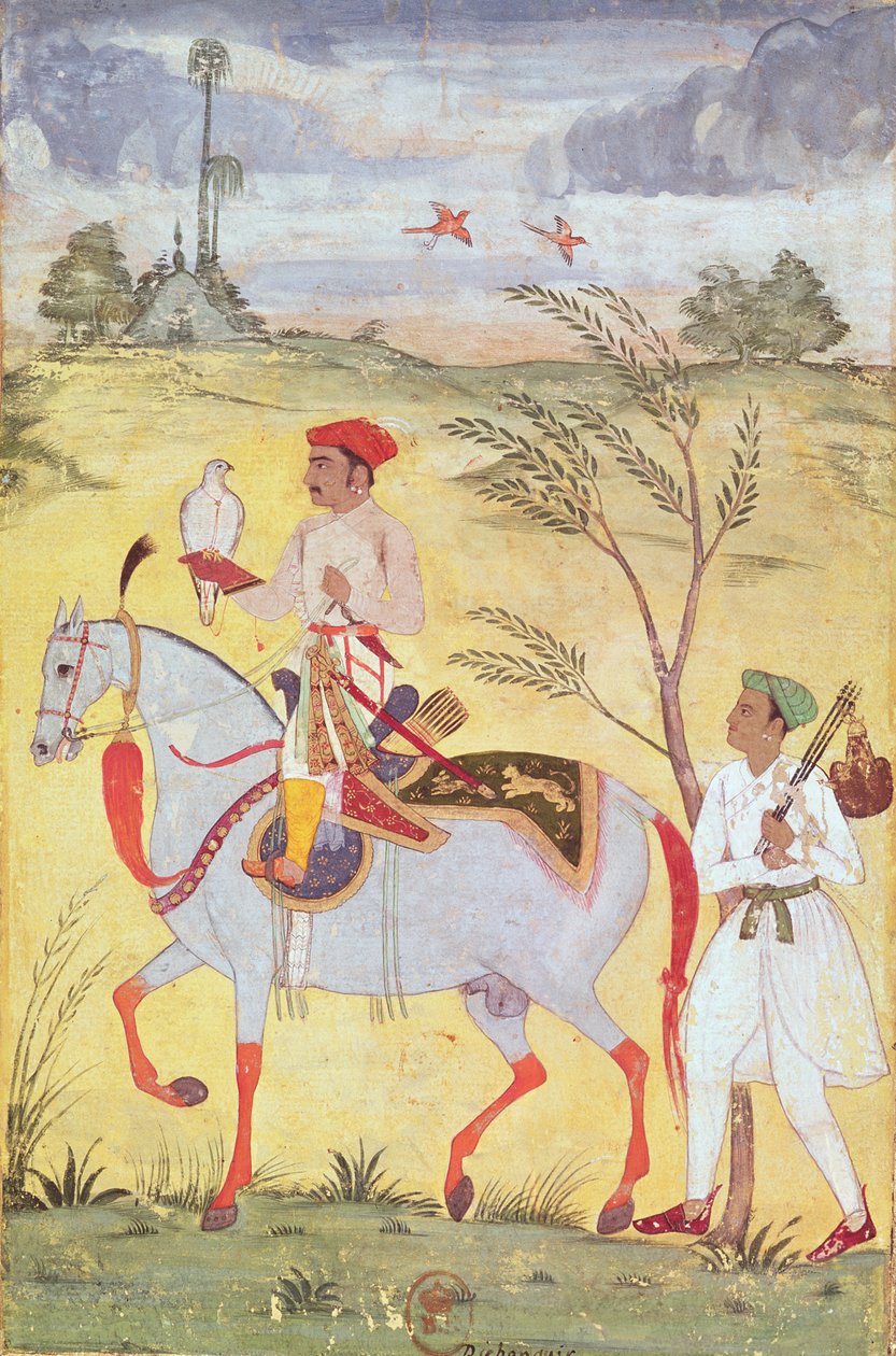 Kejser Jahangir (1569-1627) af Indian School