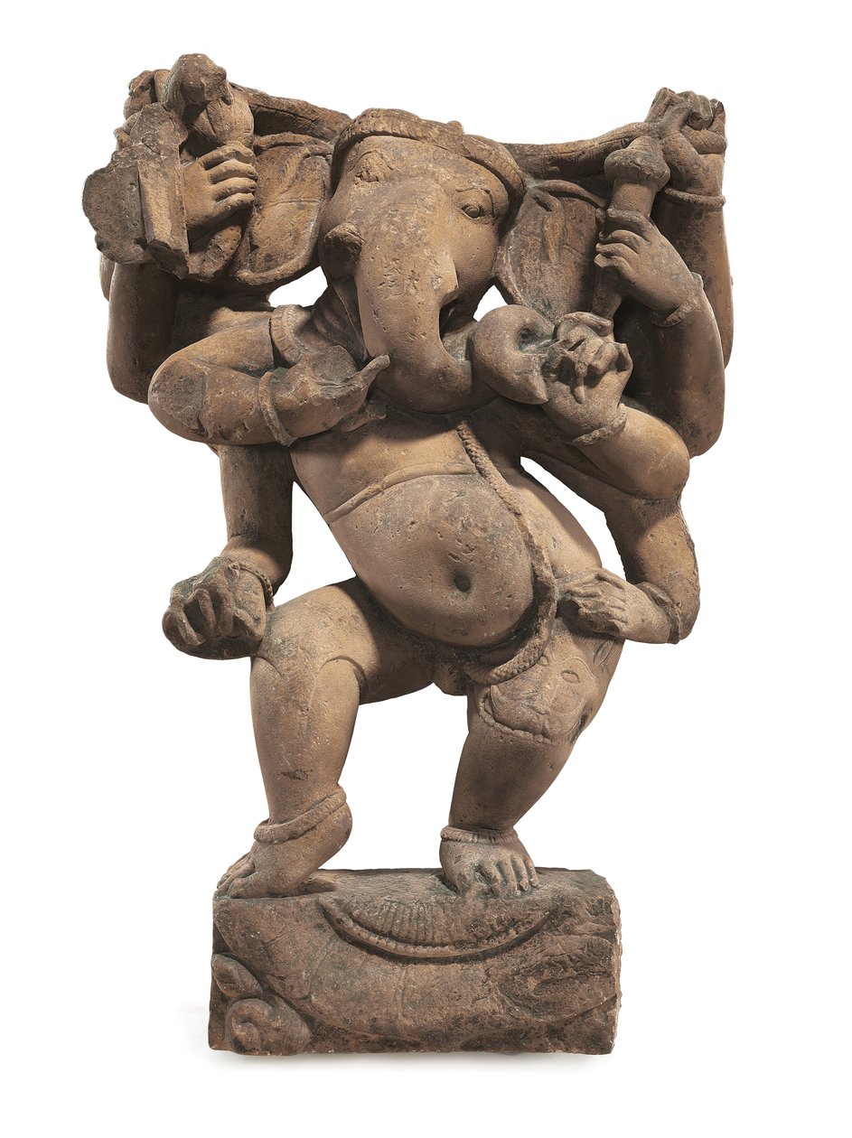 Figur af Ganesha, Uttar Pradesh af Indian School