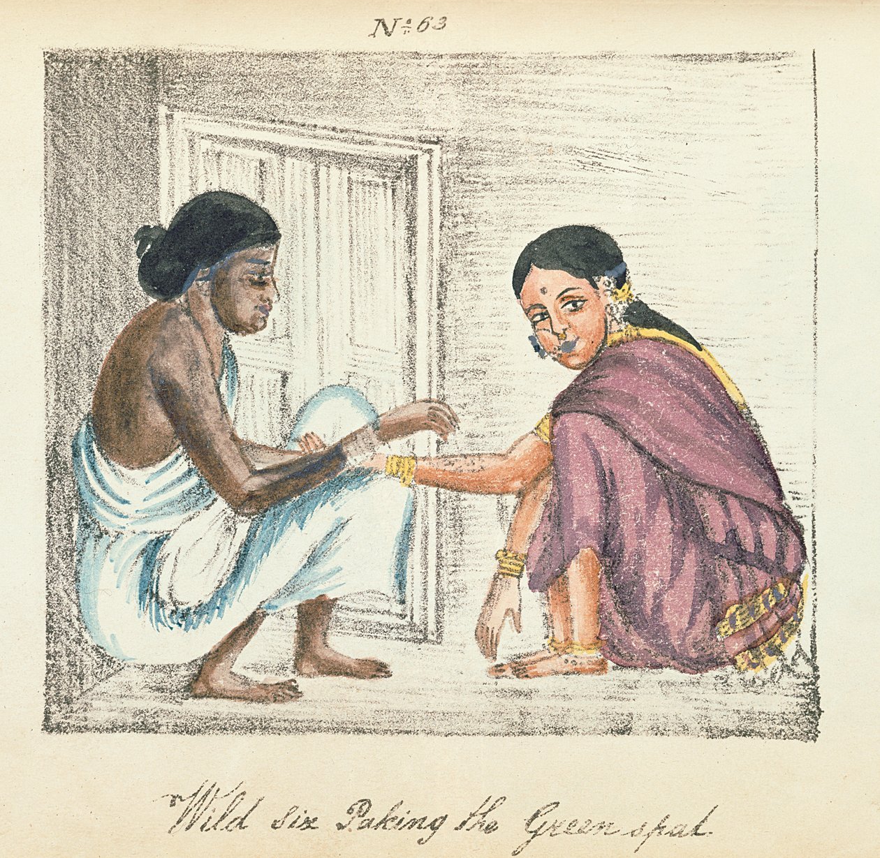 Fortune Teller and woman, fra 