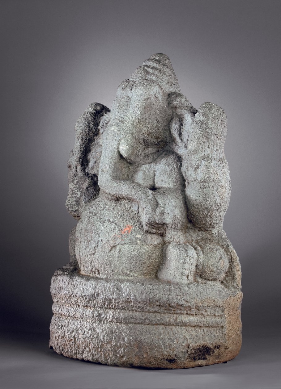 Ganesha, 12.-13. århundrede (granit) af Indian School
